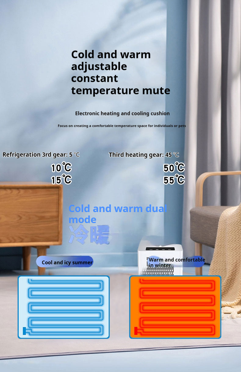 「2025 Upgraded 3-in-1 Cooling & Heating Mattress Pad  Semiconductor Water Circulation System, Dual Use for Home & Medical  Energy-Efficient Quiet Ice Blanket with Smart Temperature Control」
