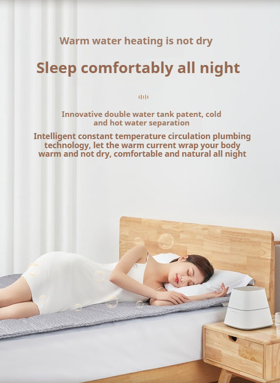 「2025 Upgraded Hydronic Heating Mattress Pad with Smart Temperature Control  UL/CE Certified Winter Warmth Blanket for Home/Dorm Use  EnergyEfficient Silent Thermal Bed System  Twin/Queen/King Size Dual-Person Heating Solution」